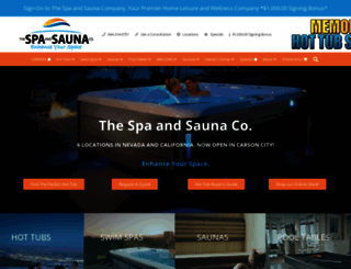 spaandsauna.com screenshot