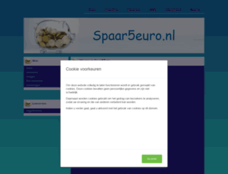 spaar5euro.nl screenshot