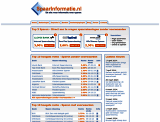 spaarinformatie.nl screenshot