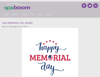 spaboomblog.com screenshot