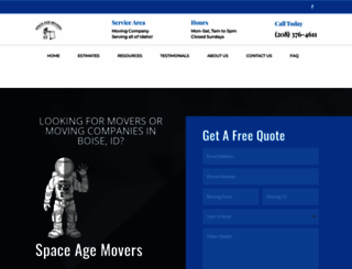 spaceagemovers.com screenshot