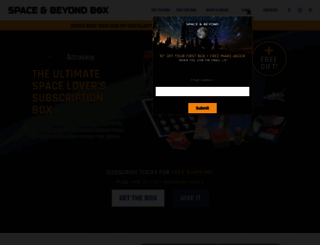 spaceandbeyondbox.com screenshot