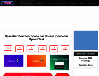 spacebarcounter.info screenshot