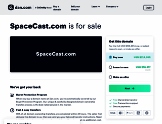 spacecast.com screenshot