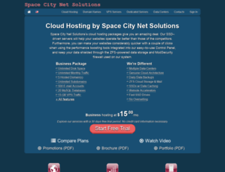 spacecitynetsolutions.com screenshot