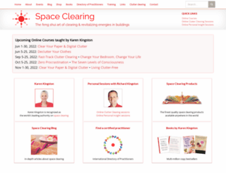 spaceclearing.com screenshot