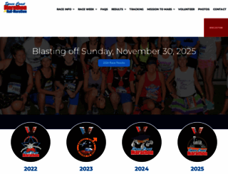 spacecoastmarathon.com screenshot