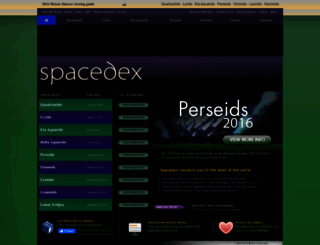 spacedex.com screenshot