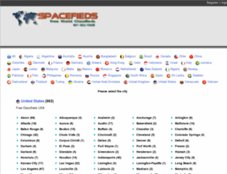 spacefieds.com screenshot