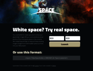 spaceholder.cc screenshot