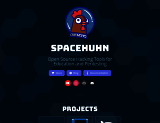 spacehuhn.de screenshot