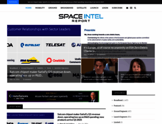 spaceintelreport.com screenshot