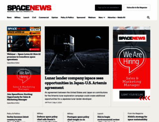spacenews.com screenshot