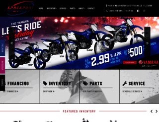 spaceportcycles.com screenshot