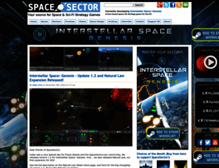 spacesector.com screenshot