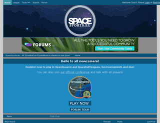 spacesports.eu screenshot