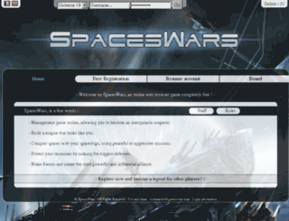 spaceswars.fr screenshot