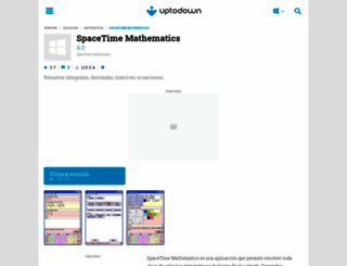 spacetime-mathematics.uptodown.com screenshot