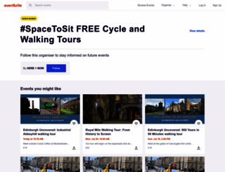spacetosit.eventbrite.co.uk screenshot
