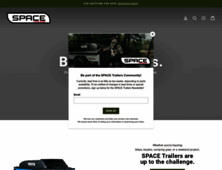 spacetrailers.com screenshot