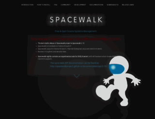 spacewalkproject.github.io screenshot