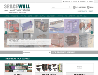 spacewall.com.au screenshot