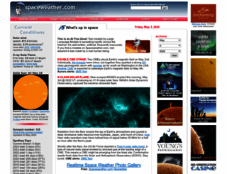spaceweather.com screenshot