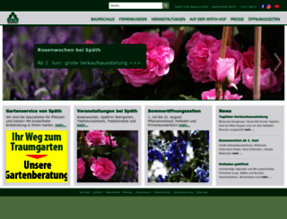 spaethsche-baumschulen.de screenshot