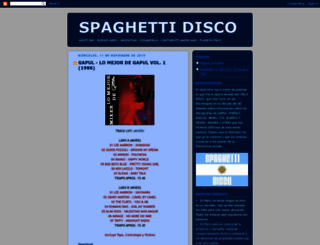 spaghettidisco.blogspot.com screenshot