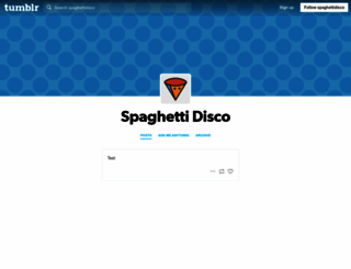 spaghettidisco.com screenshot