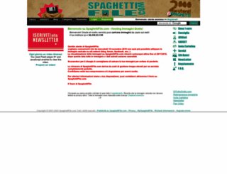 spaghettifile.com screenshot
