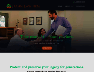 spahnlawfirm.com screenshot