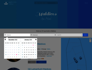 spahotels-maldives.com screenshot
