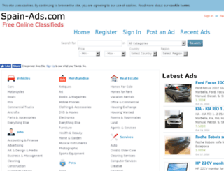 spain-ads.com screenshot