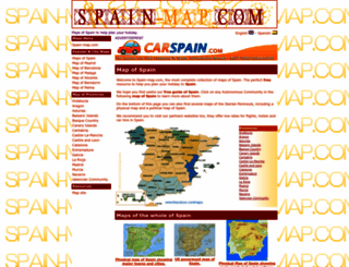 spain-map.com screenshot