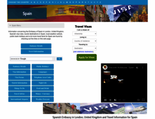 spain.embassyhomepage.com screenshot