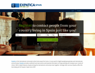 spaindating.expatica.com screenshot