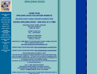 spaldingdogs.startlogic.com screenshot