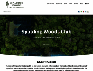 spaldingwoodsclub.com screenshot