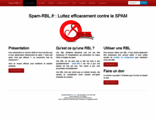 spam-rbl.fr screenshot