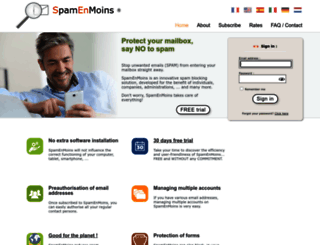 spamenmoins.com screenshot