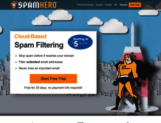 spamhero.com screenshot