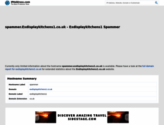 spammer.exdisplaykitchens1.co.uk.ipaddress.com screenshot