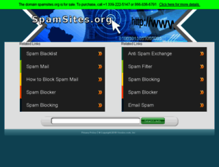 spamsites.org screenshot