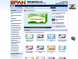 spanbiotech.com screenshot