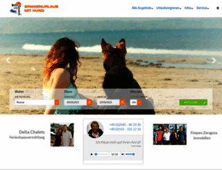 spanienurlaub-mit-hund.de screenshot