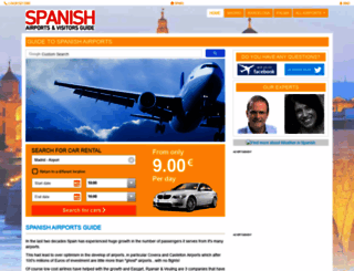 spanish-airports.com screenshot
