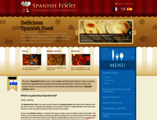 spanish-food.org screenshot