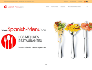 spanish-menu.com screenshot
