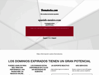 spanish-mexico.com screenshot